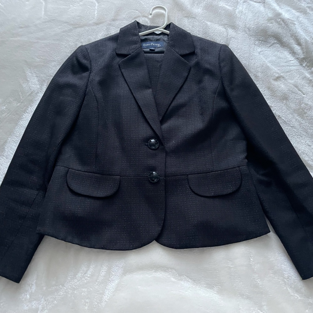 Evan Picone Charcoal Suit Jacket